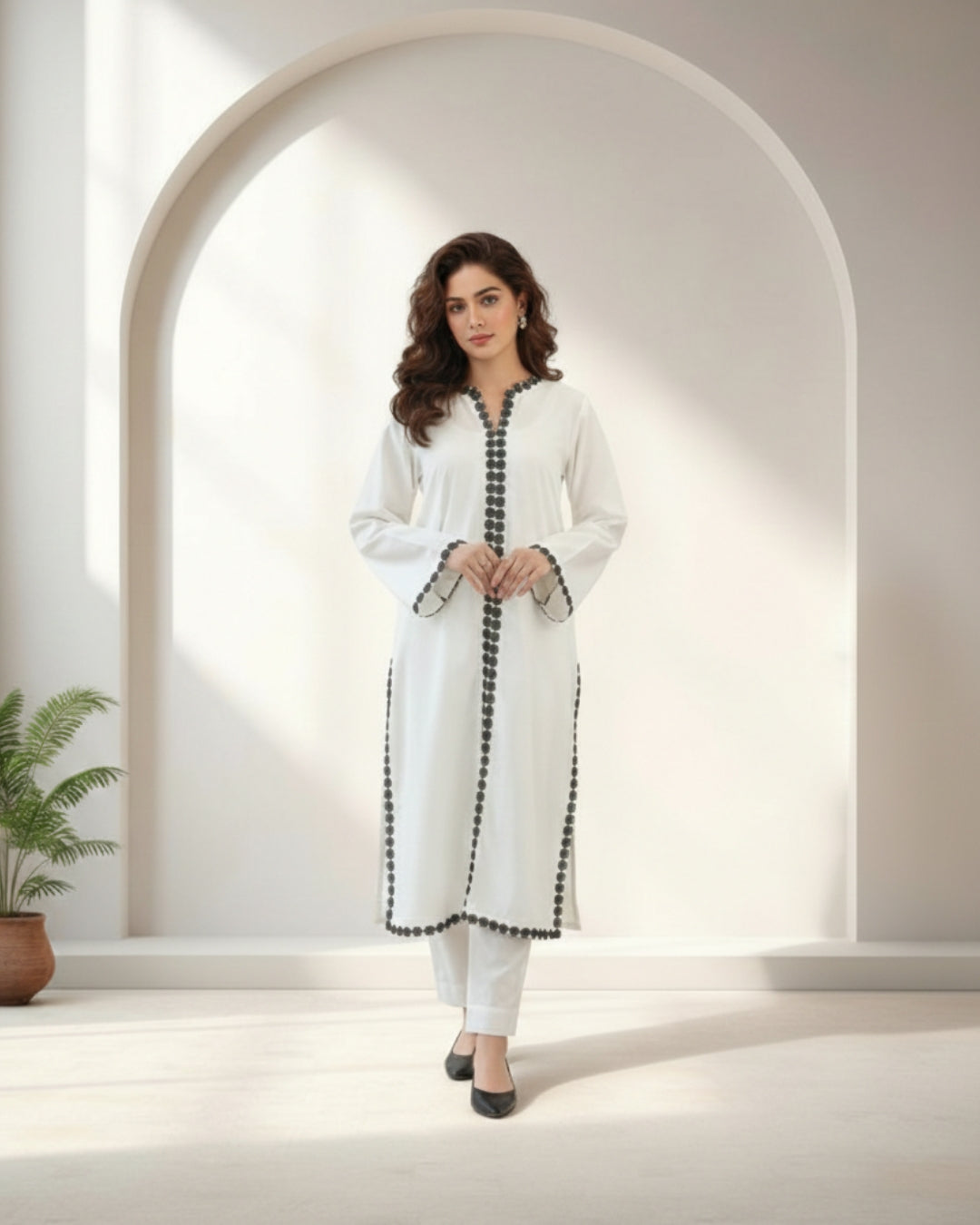 Pearl White 2pcs - KMD06